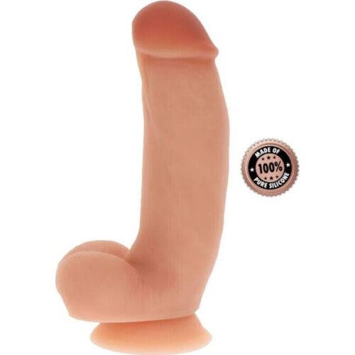 Dildo silikonowe GET REAL 18 cm z kulkami