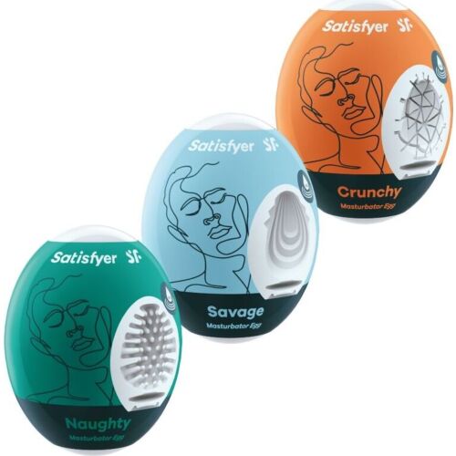 Masturbator SATISFYER EGGS - 3 jajka