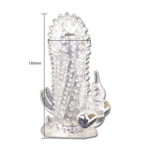 Akcesorium do penisa BAILE Brave Man z wibrującym stymulatorem