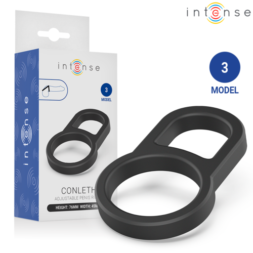 Pierścień do penisa INTENSE FOR HIM Model 3 z podwójnym pierścieniem