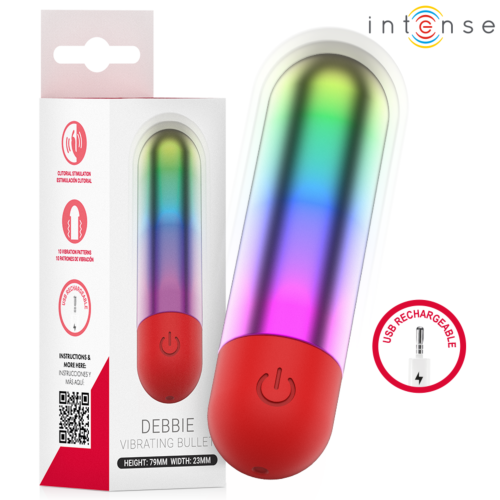 Wibrator INTENSE FUN TOYS Debbie Rainbow z 10 programami