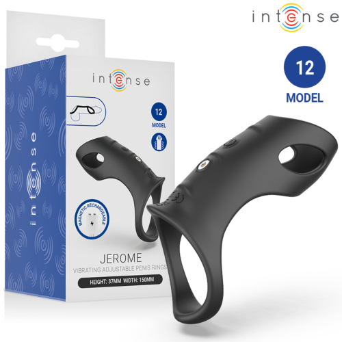 Pierścień wibracyjny INTENSE FOR HIM Model 12 z wypustką