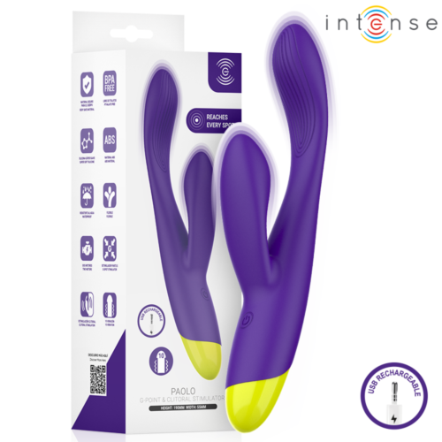 Wibrator INTENSE PAOLO | Ergonomiczny stymulator G-spot i łechtaczki