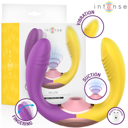 Wibrator INTENSE HIGH TECH WILLOW 3-w-1 z ssaniem i wibracją