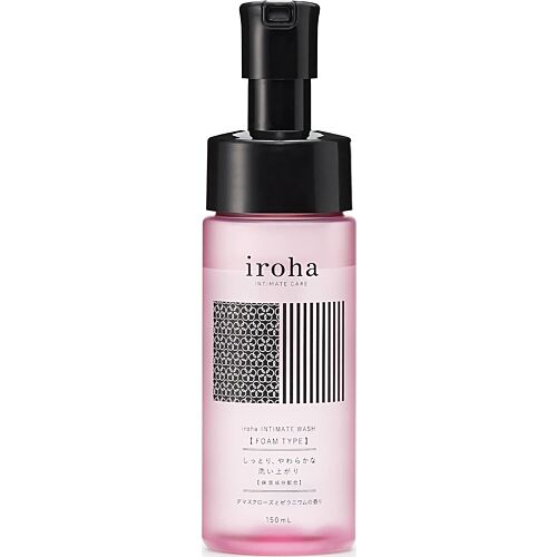 Jabón intymny w piance Iroha - Damask Rose & Geranium