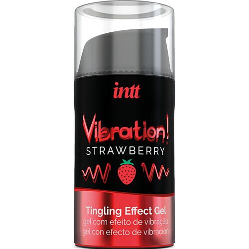 Żel stymulujący INTT Vibration 15 ml z aromatem truskawkowym