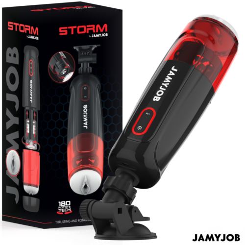 Masturbator JAMYJOB STORM z 10 trybami rotacji i pchania