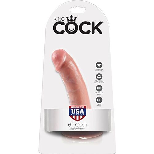 Dildo KING COCK 15.2 CM z realistycznym wyglądem
