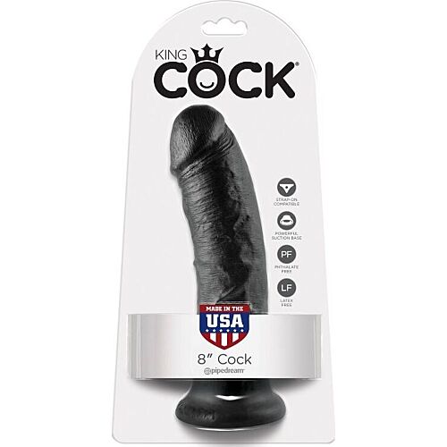 Dildo King Cock 20.3 cm z mocną przyssawką