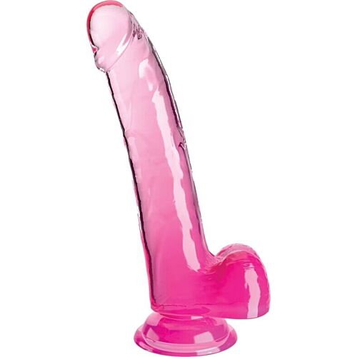 Dildo KING COCK 20.3 cm z realistycznym wzorem