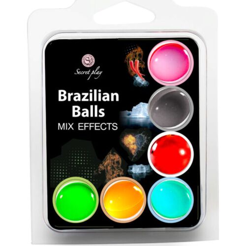 Bolas Brazilian Balls SECRETPLAY ZESTAW 6 z efektami