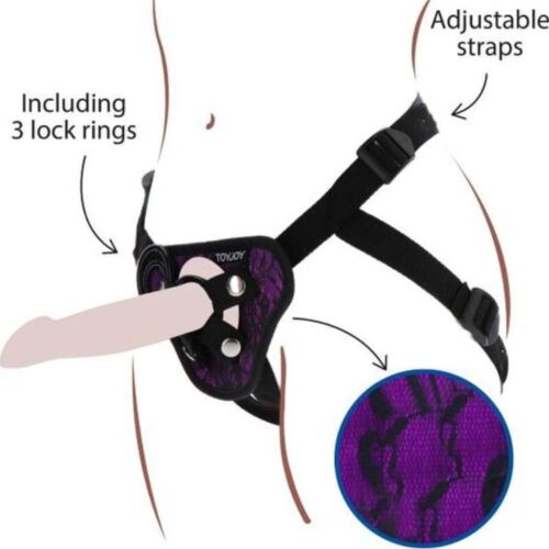 Arnesy GET REAL Strap-On z wygodnym dopasowaniem