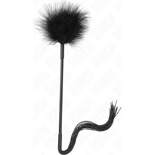 Plumeros KINK - Bicz de Silicona con Plumas 47 cm