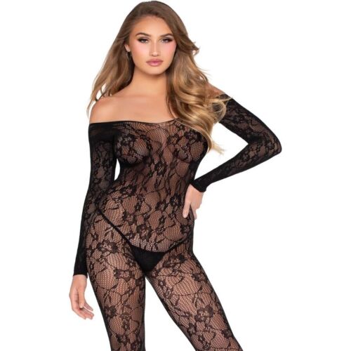 Bodystocking Leg Avenue 89366 z koronką – wysoka jakość