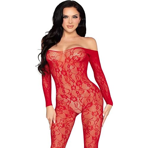 Bodystocking Leg Avenue 89366 - koronkowy i elastyczny