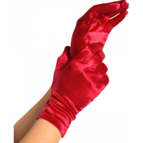 Guantes satinowe Leg Avenue - eleganckie i elastyczne
