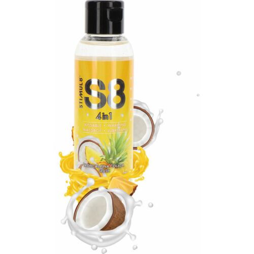 Lubrykant STIMUL8 4 w 1 Pina Colada 125 ml do gier intymnych