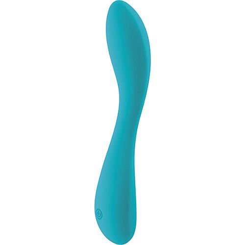 Wibrator S Pleasures Libido Turquoise z ergonomicznym kształtem