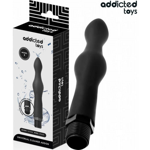 Ducha Anal Addicted Toys Model 3 z uniwersalnym adapterem