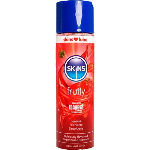 Lubrykant na bazie wody SKINS Fruity Truskawka 130 ml