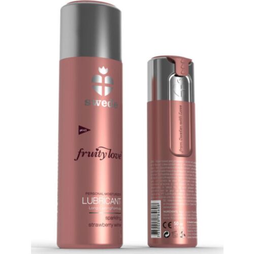 Lubrykant SWEDE Fruity Love truskawki z szampanem 50 ml