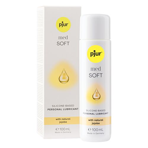 Lubrykant silikonowy PJUR Med Soft Glide 100 ml z olejkiem jojoba