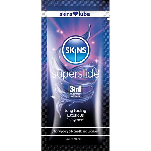 Lubrykant SKINS Superslide 5 ml - Długotrwałe nawilżenie