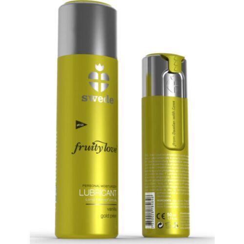 Lubrykant SWEDE Fruity Love z smakiem jabłka i wanilii 100 ml