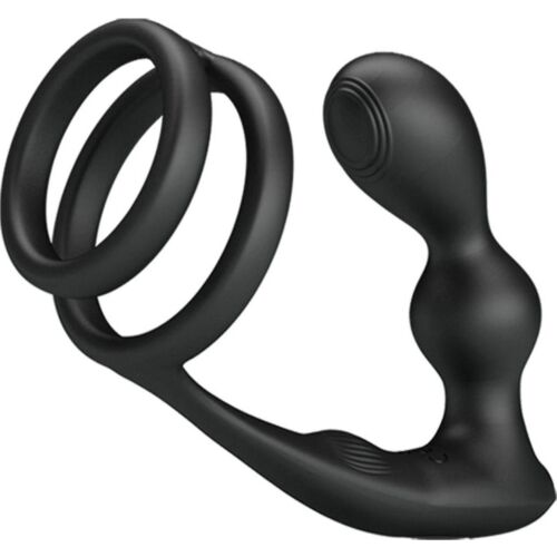 Vibratoryjny pierścień PRETTY LOVE MARSHALL z wtykiem analnym
