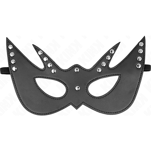 Maska KINK MASKED ALLURE z remachami - luksusowy styl