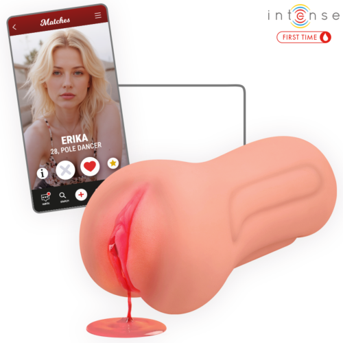 Masturbator INTENSE FIRST TIME Erika z realistycznym wnętrzem