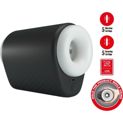 Masturbator Pretty Love DJ Girl z wibracją i manualnym uciskiem