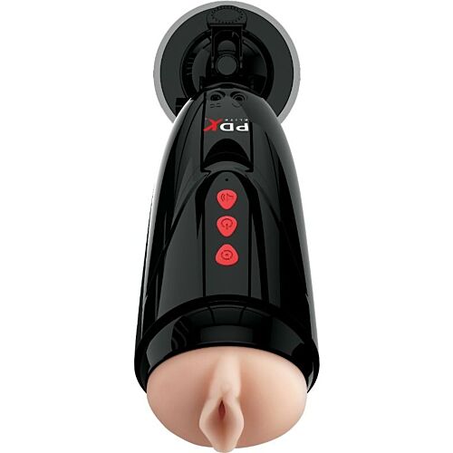 Masturbator PDX ELITE Dirty Talk Starter z wibracjami