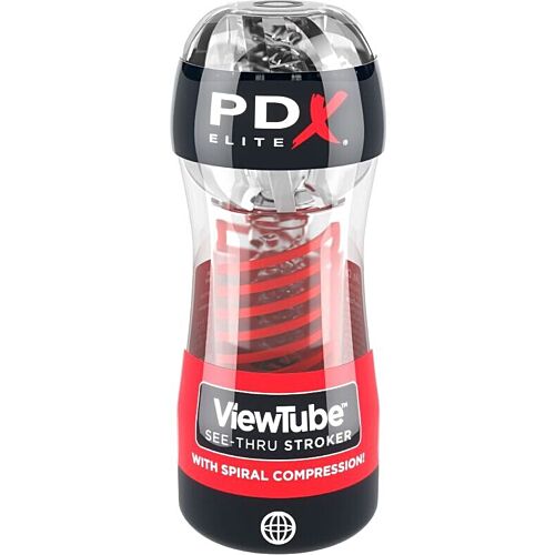 Masturbator PDX ELITE ViewTube 2 z kontrolą ssania