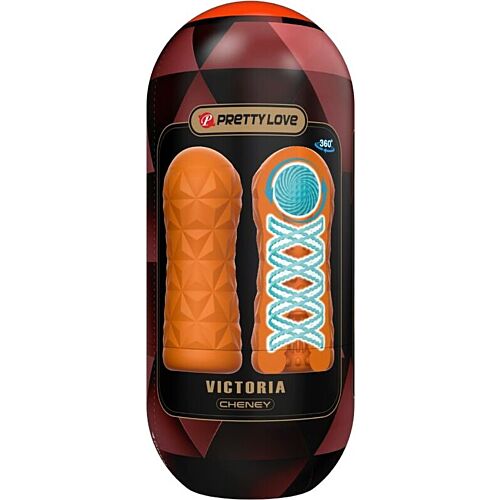Masturbator Pretty Love Victoria Cheney z spiralą rotacyjną