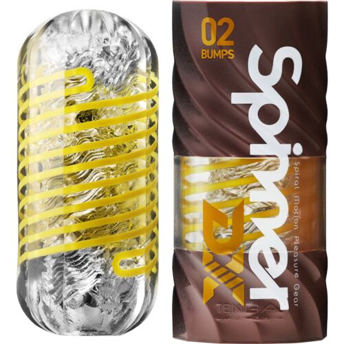 Masturbator Tenga SPINNER DX 02 Bumps — obrotowy