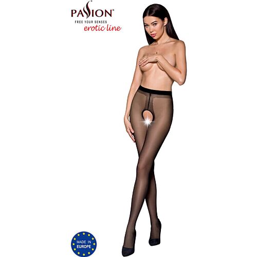 Medias Passion Woman Garter & Stock 3/4 z otworem