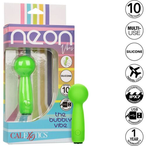 Masajeador CALEXOTICS Neon Vibes Bubbly Vibe 10 wibracji
