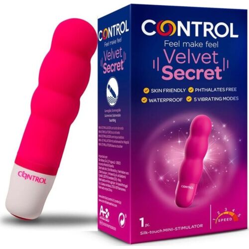 Mini wibrator CONTROL Velvet Secret — 3 kuleczki