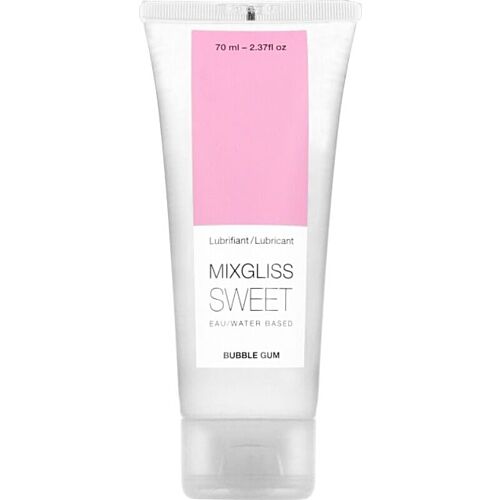 Mixgliss lubricante base agua sabor a chicle 70ml