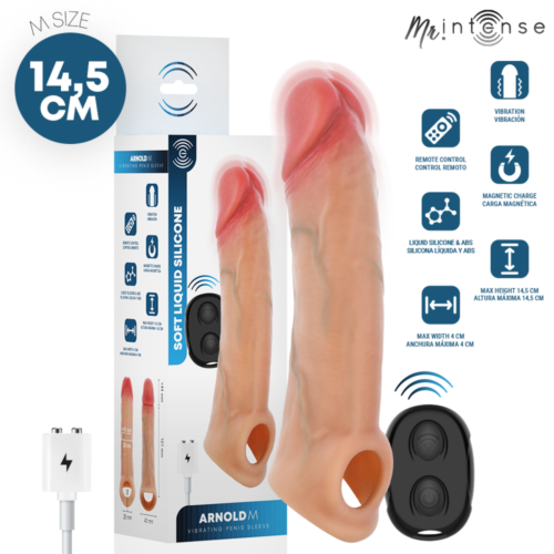 MR INTENSE - Ultra realistyczna osłona z wibracją