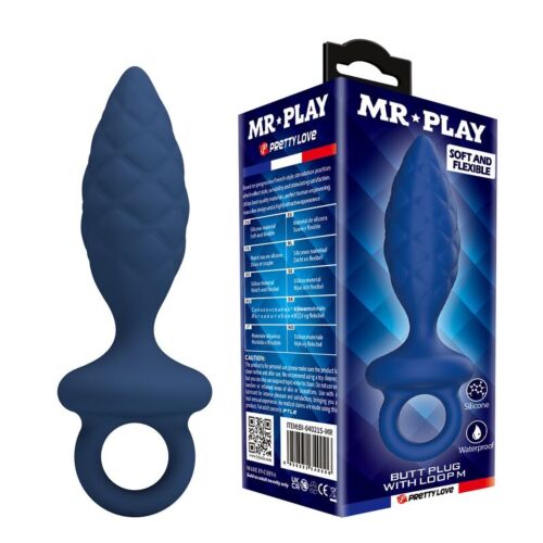 Wtyk analny MR PLAY z teksturowaną powierzchnią