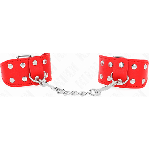 Kajdanki KINK Wrist Restraint z podwójną linią ćwieków