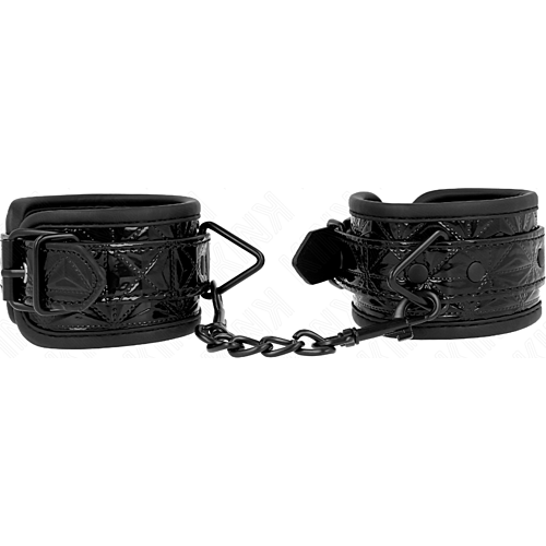 Kajdanki KINK WRIST RESTRAINT z wzorem diamentów