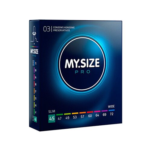 Kondomy MY SIZE PRO 45 mm - komfortowe i ultrasensywne