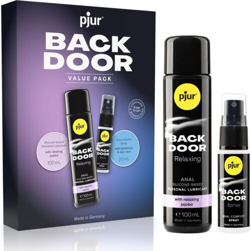 Zestaw analny Pjur BACK DOOR – lubrykant i spray