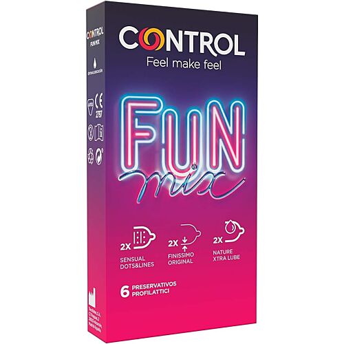 Prezerwatywy CONTROL Feel Fun Mix 6 szt.