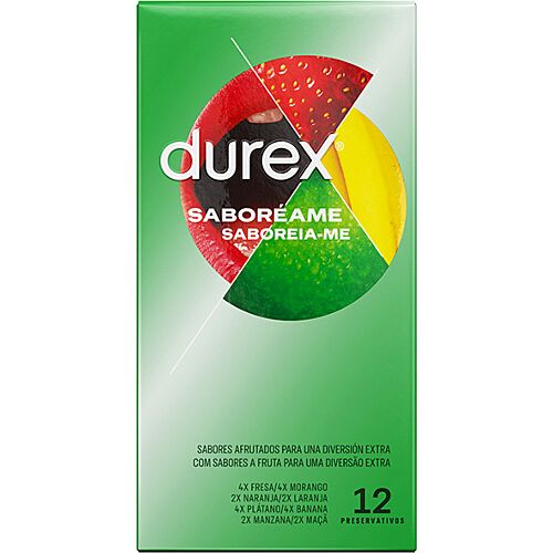 Prezerwatywy Durex Saboréame - 12 owocowych smaków