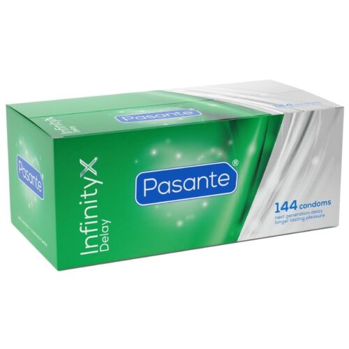 Pudełko prezerwatyw PASANTE DELAY INFINITY 144 sztuki