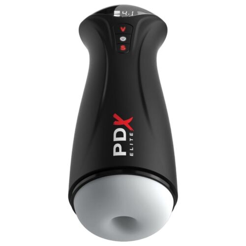 Masturbator PDX ELITE FAP-GASM CLEAR z technologią ssania